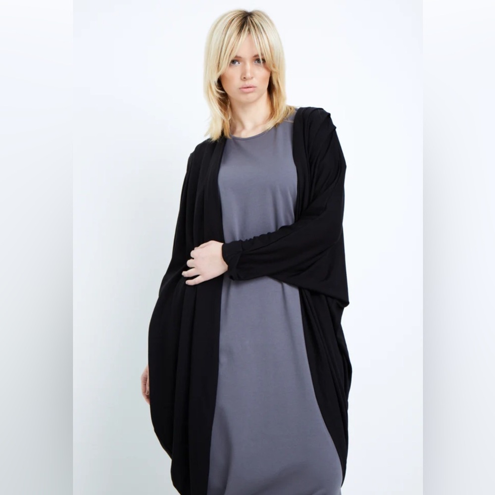 BB Dakota Classic Black Knit Open Cardigan Size Medium